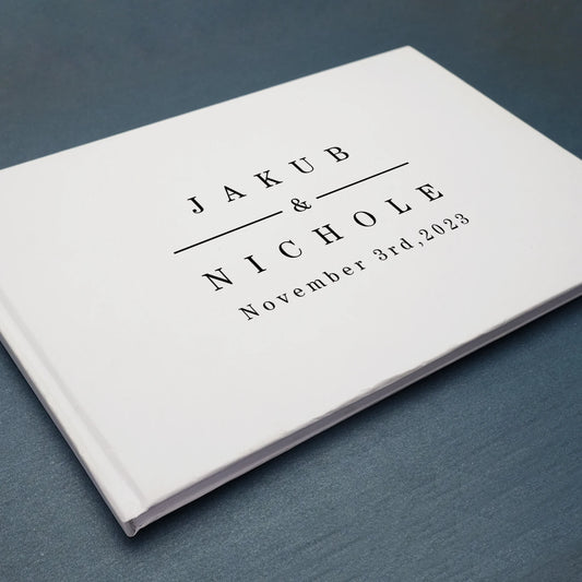 דפים של זיכרון – ספר אורחים מעוצב בהתאמה אישית