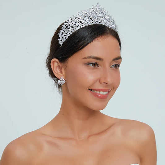 כתר כלה עם קריסטלים