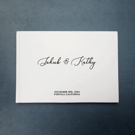 דפים של זיכרון – ספר אורחים מעוצב בהתאמה אישית