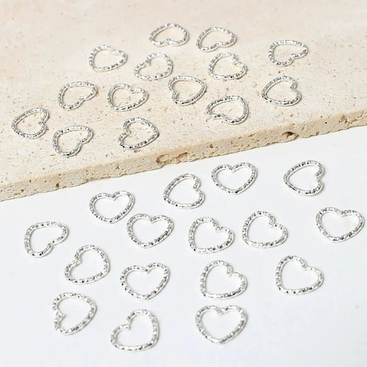 טבעות שיער בעיצוב לב