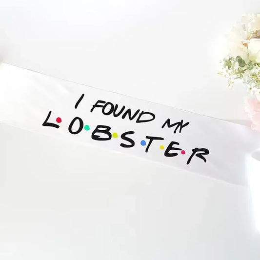 I Found My Lobste סרט כתף + הינומה בסגנון